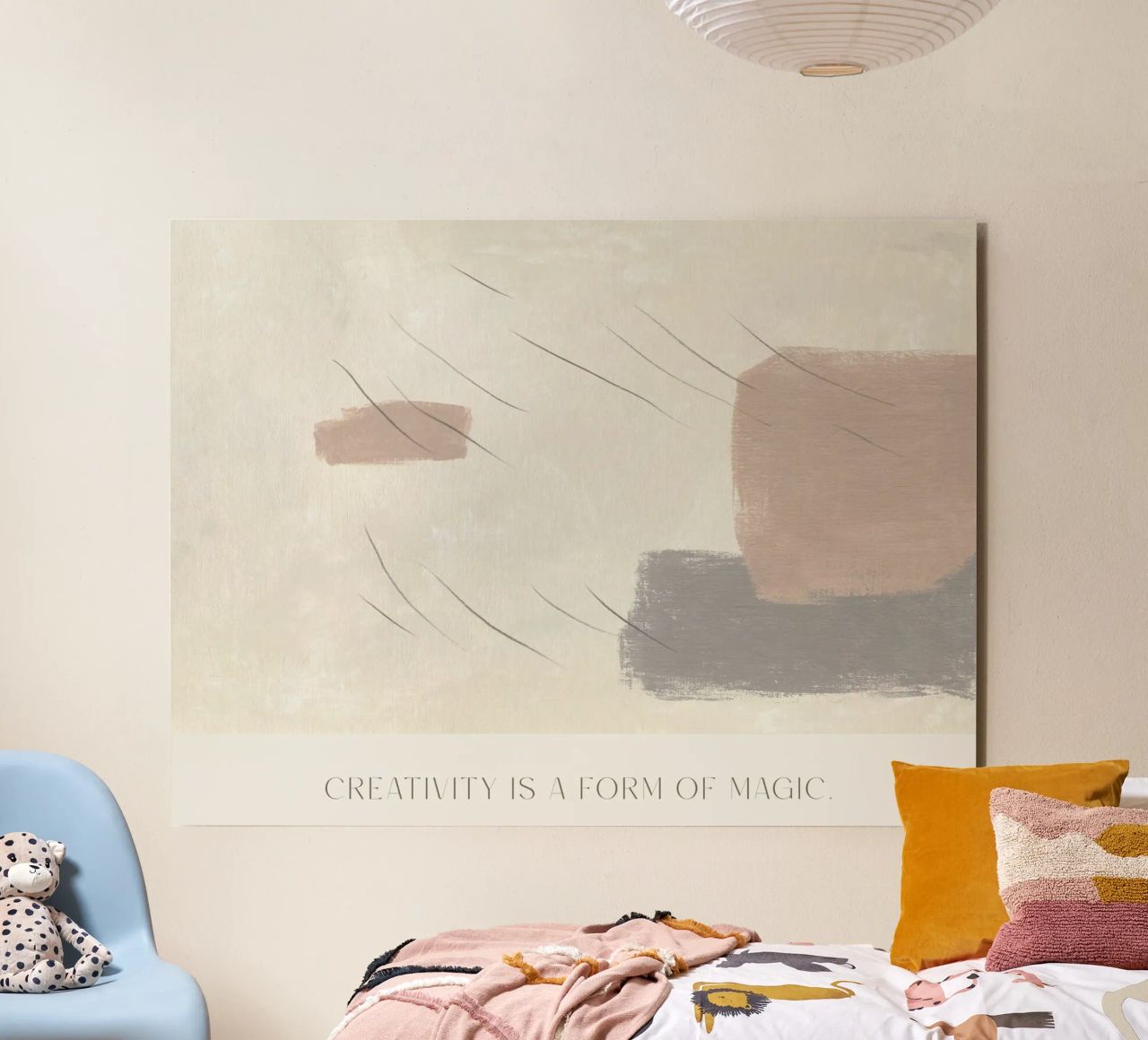 Creativity Is A Form Of Magic alluminio dibond da treechild