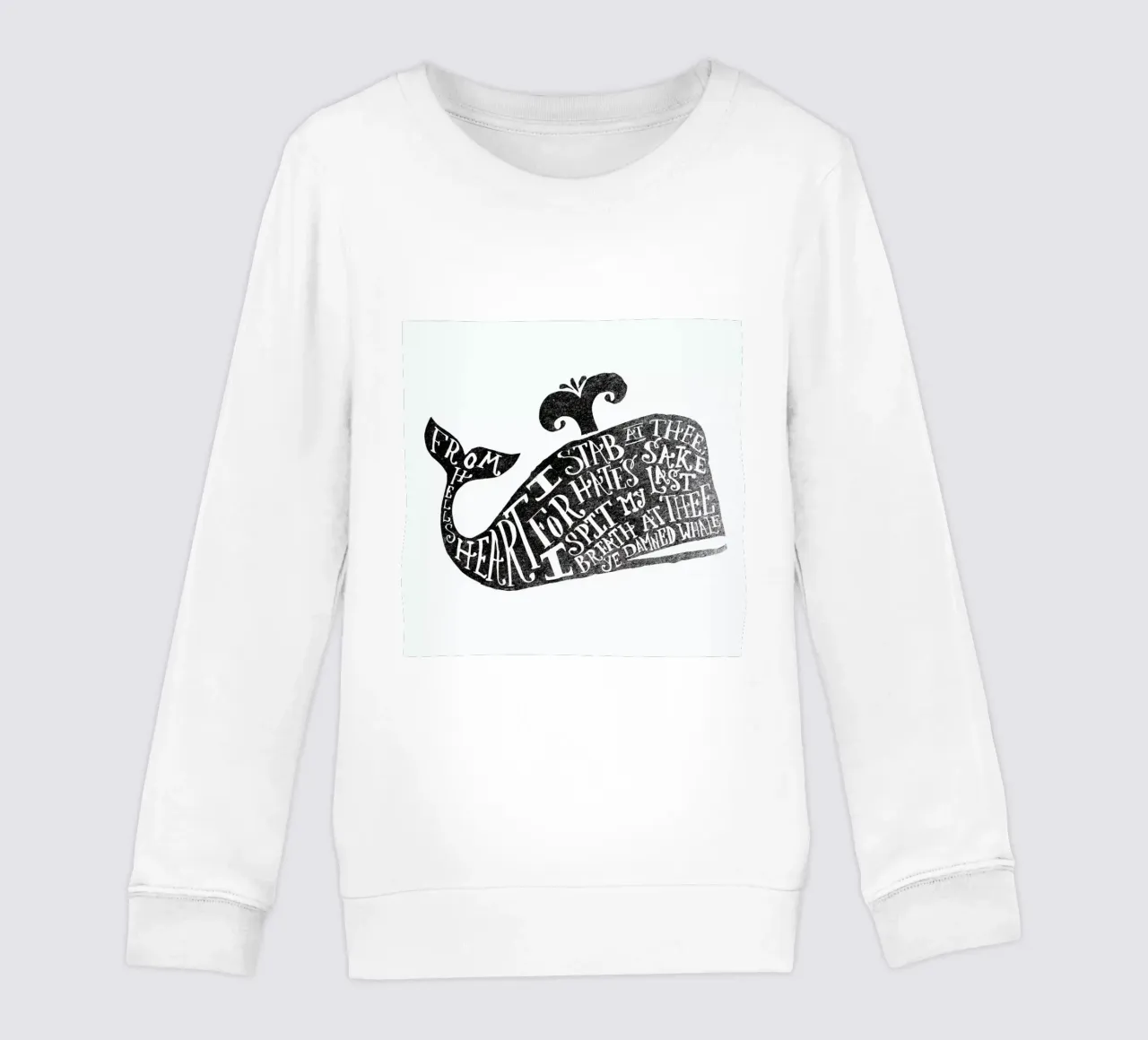 ye damned whale Kinder Sweatshirt von Matthew Taylor Wilson