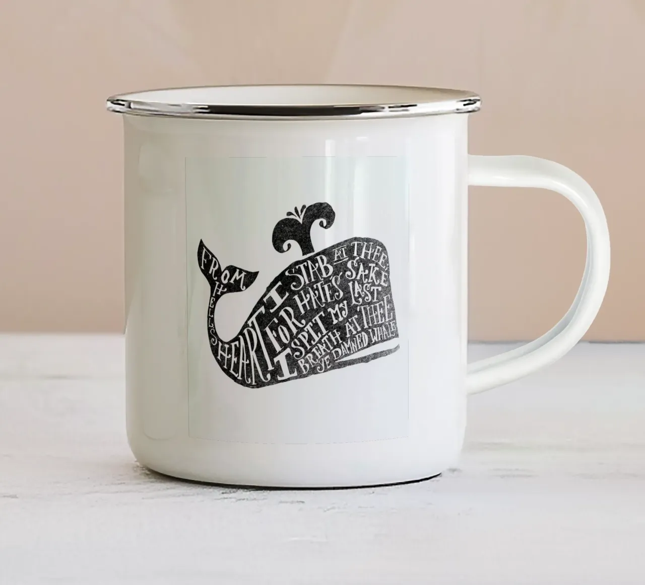 ye damned whale tazza in smalto da Matthew Taylor Wilson