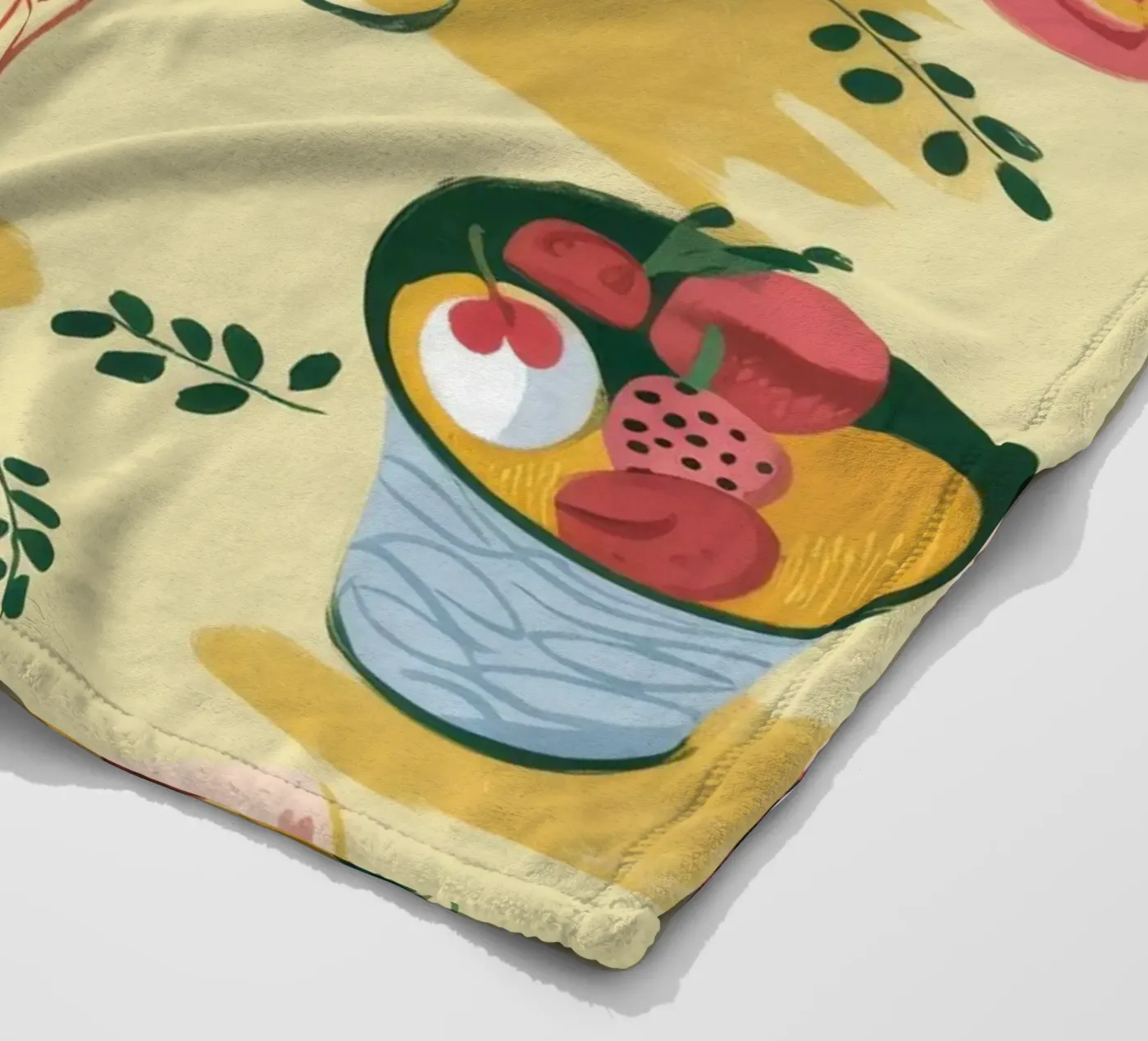 Sunflower Table Setting fleecedeken van Kamera Obskura