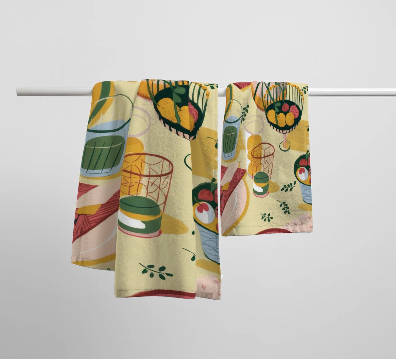 Sunflower Table Setting towel by Kamera Obskura