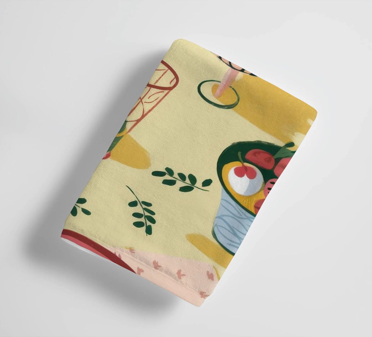 Sunflower Table Setting towel by Kamera Obskura