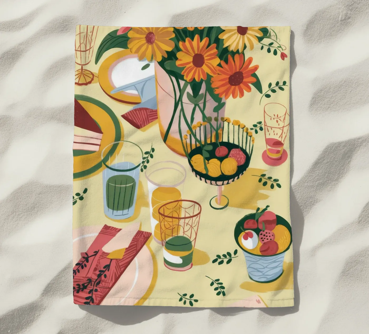 Sunflower Table Setting telo mare da Kamera Obskura