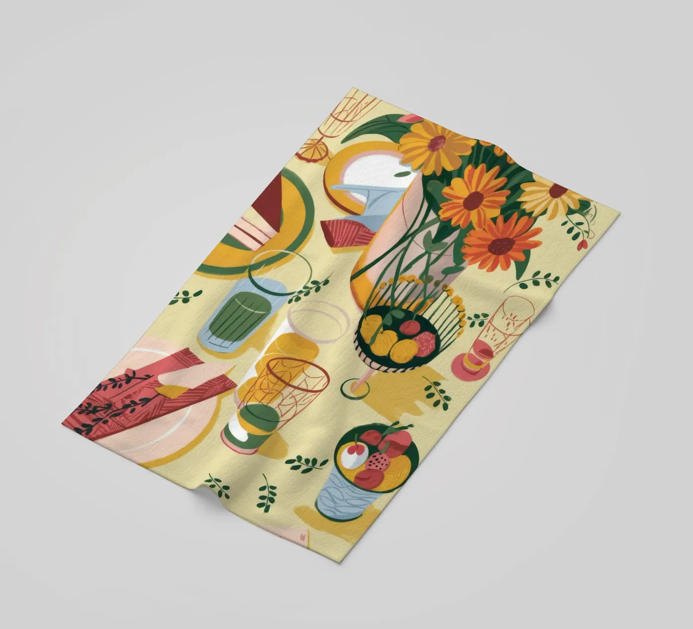 Sunflower Table Setting telo mare da Kamera Obskura