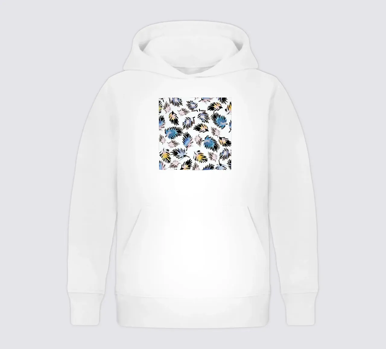 Palm Leaves kids hoodie by Farina Kuklinski