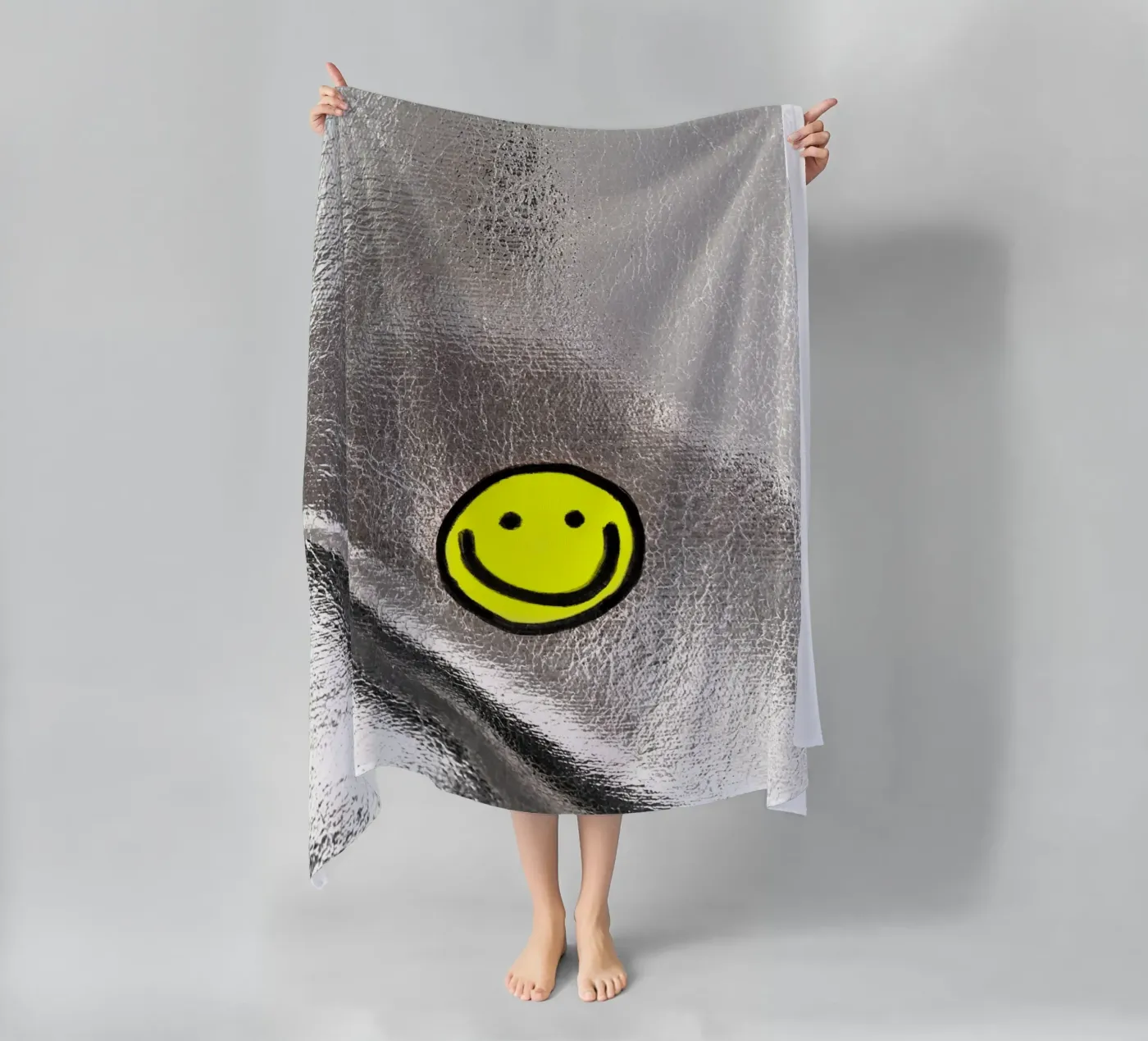 Smiley Silver Holo telo mare da Hej Ibiza by Ute Arnold