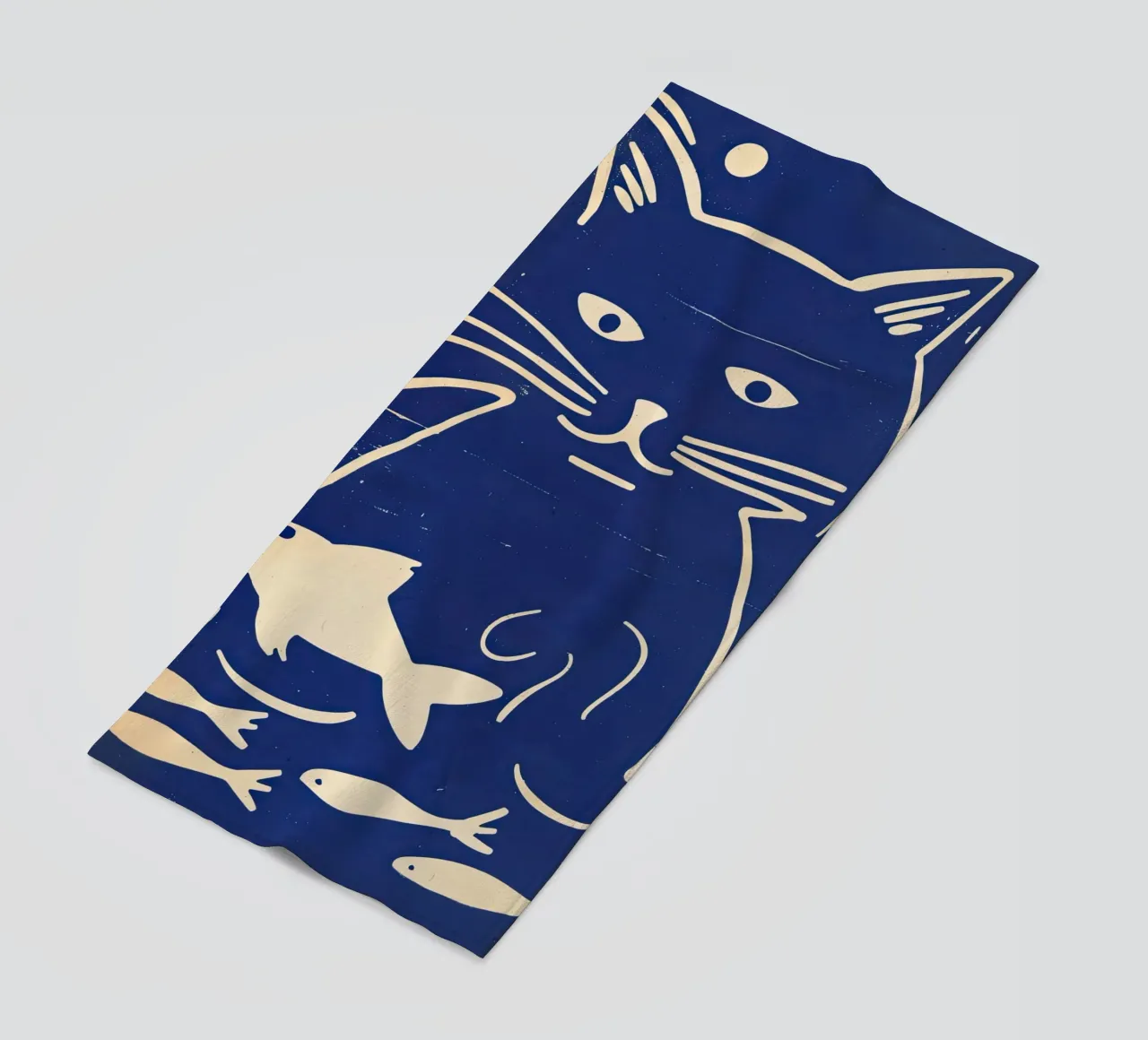 Gatto e pesce telo mare da DaarbyN