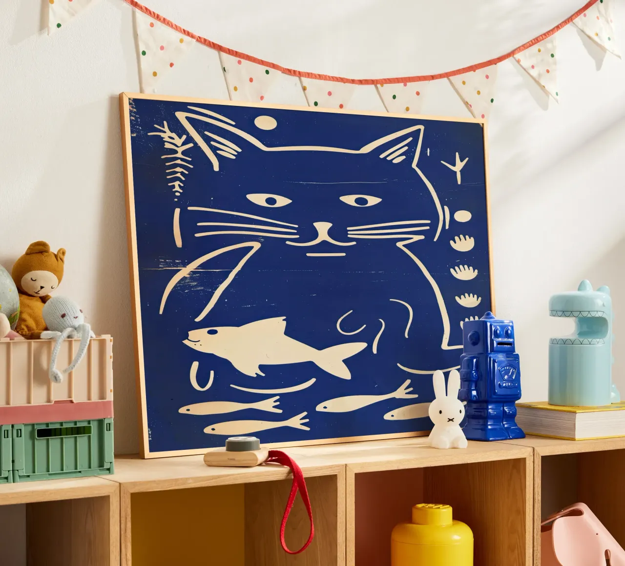 Gatto e pesce carta hahnemühle da DaarbyN