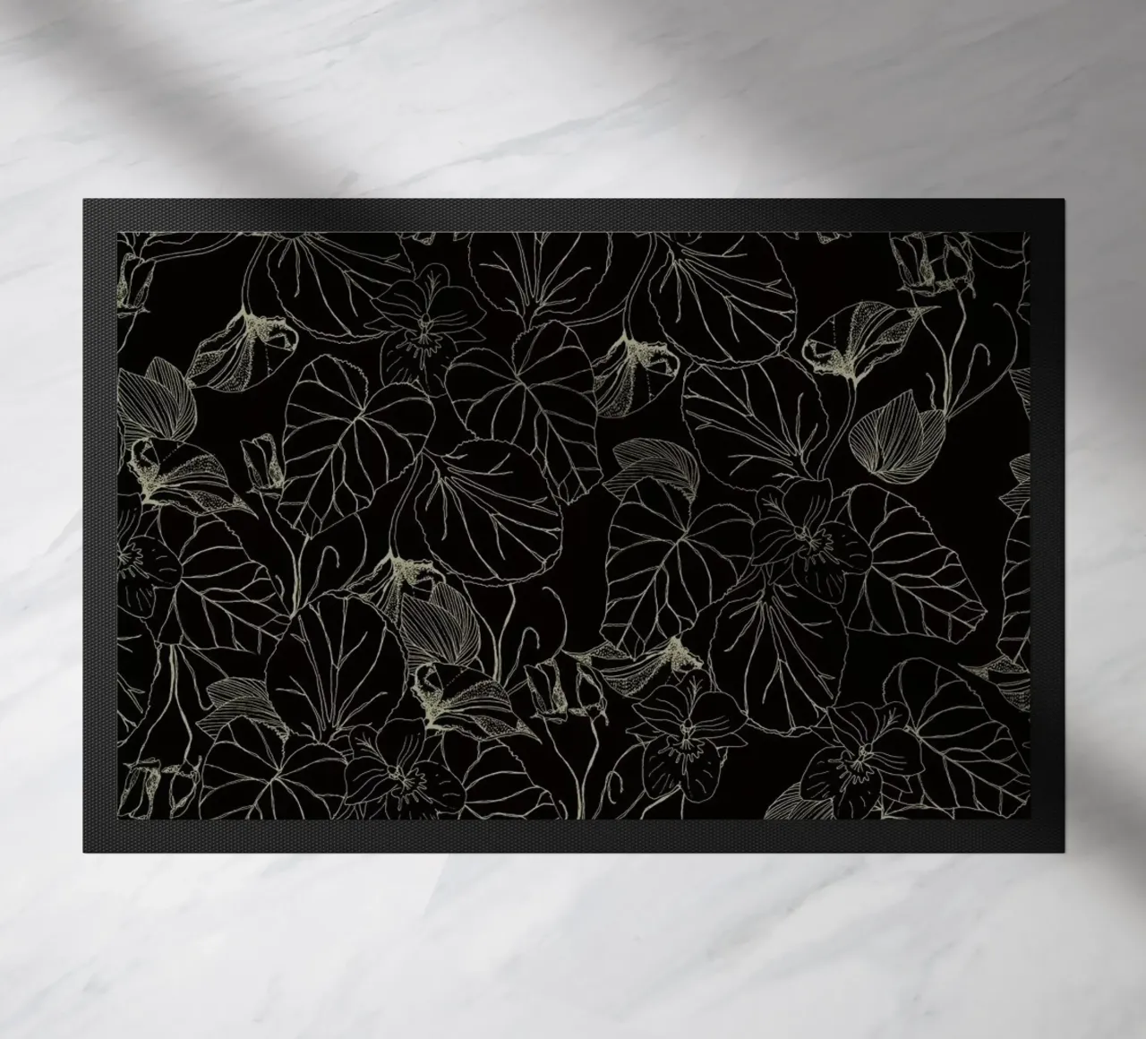 Flowers deurmat van Giulio Iurissevich