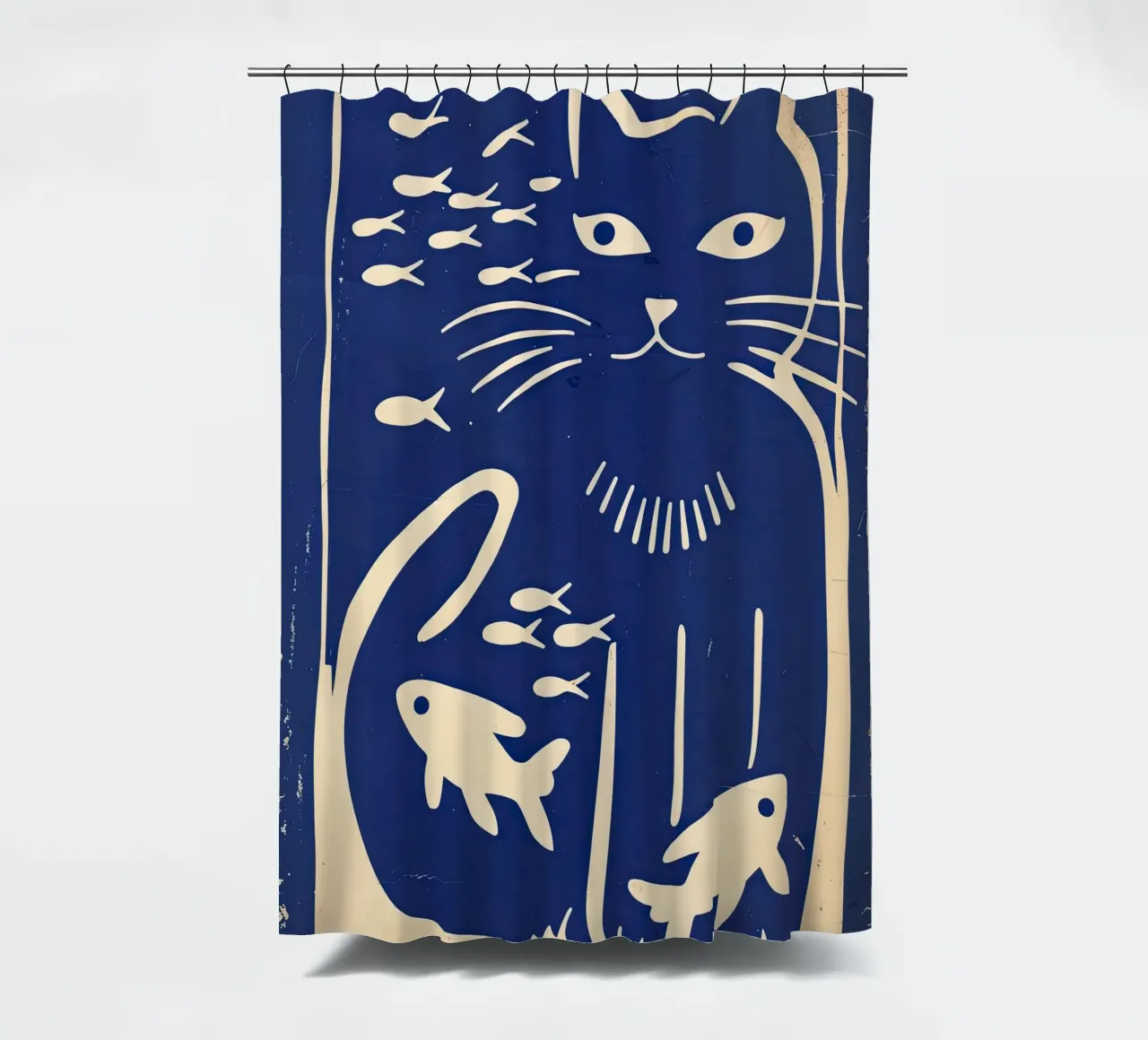 Gatto e pesce tenda da doccia da DaarbyN
