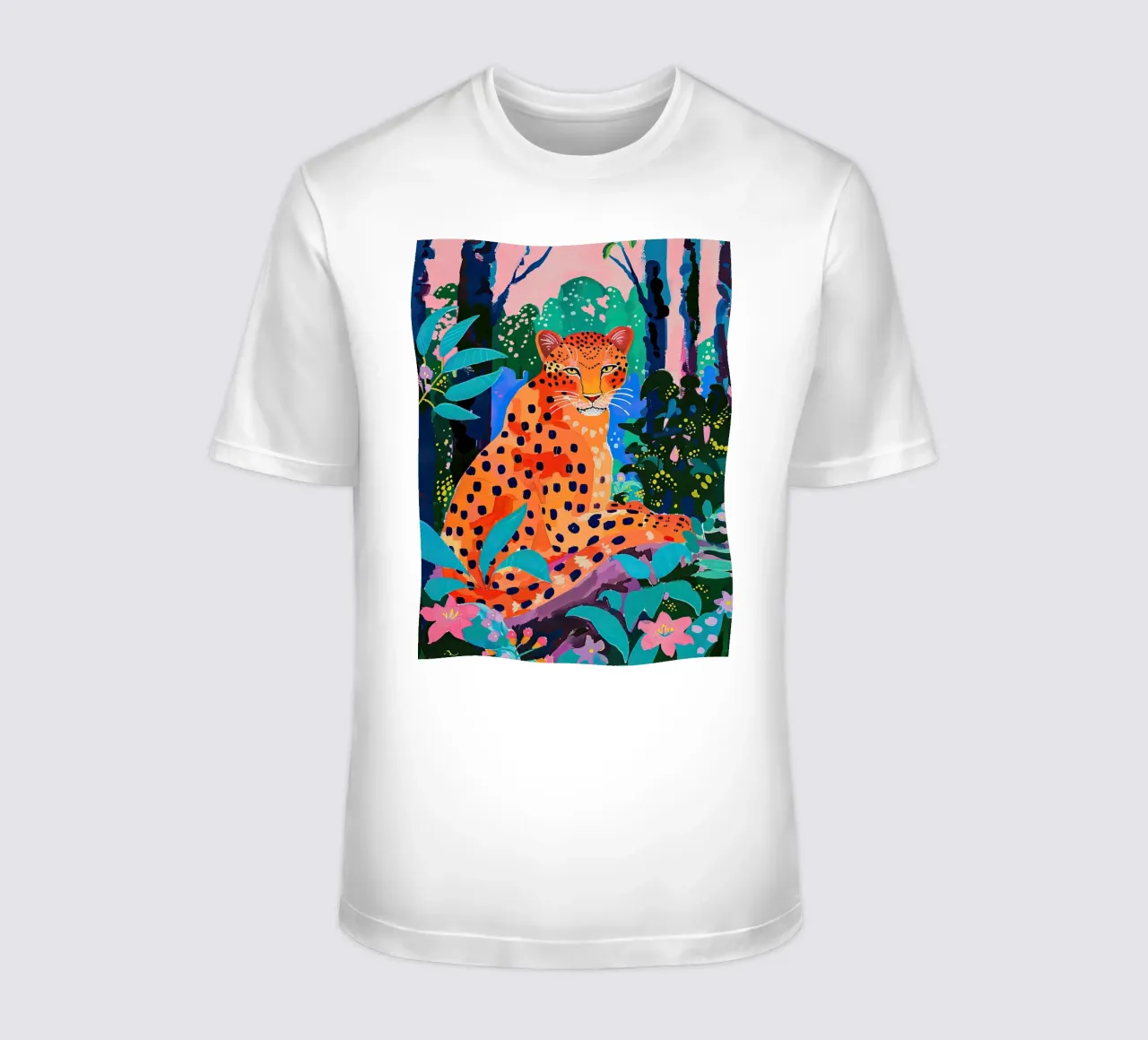 Wilde luipaard t-shirt van DaarbyN