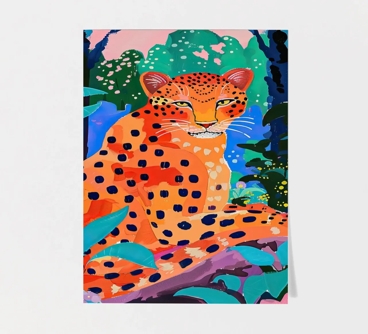 Dschungel-Leopard Stickerbogen von DaarbyN