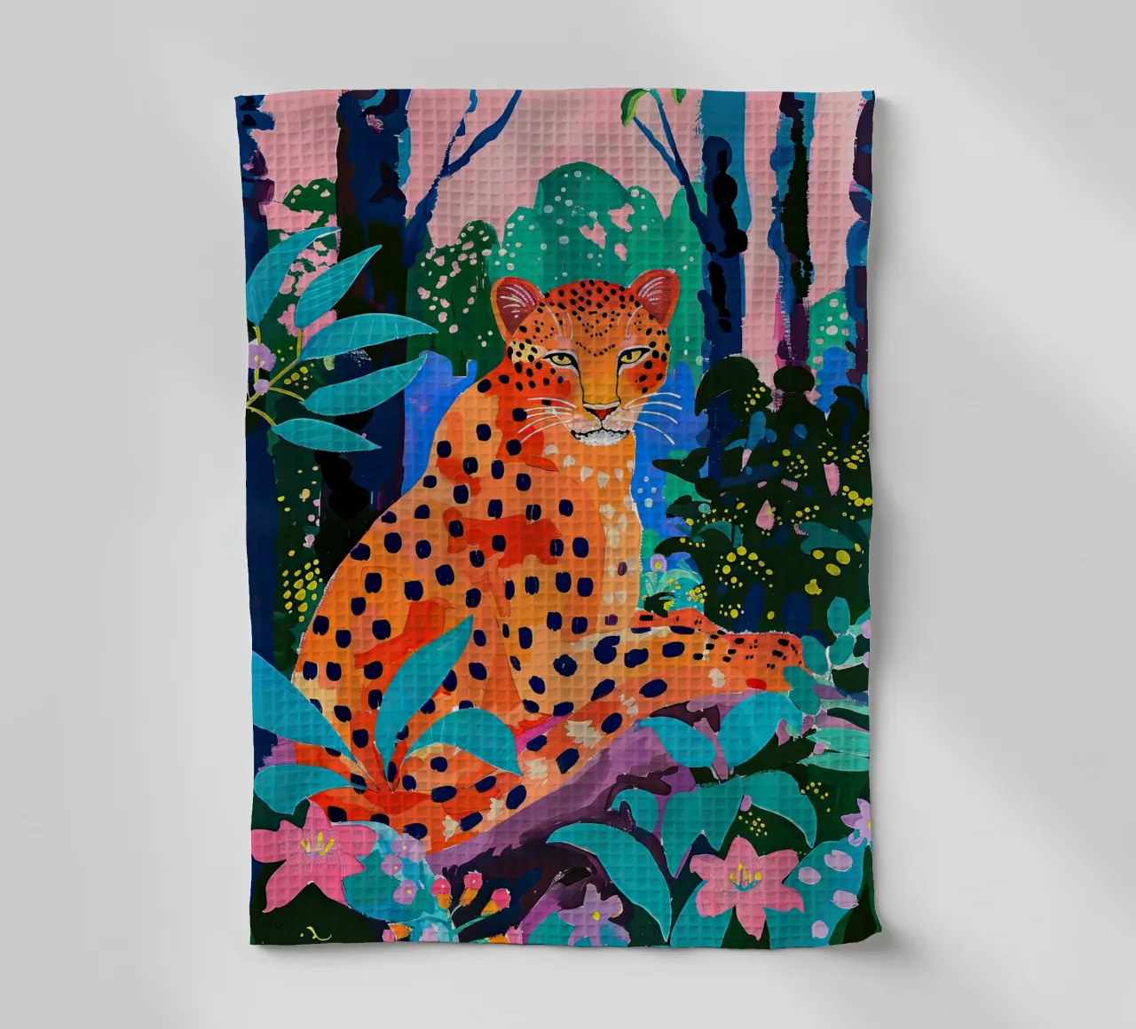 Léopard de la jungle torchon de DaarbyN