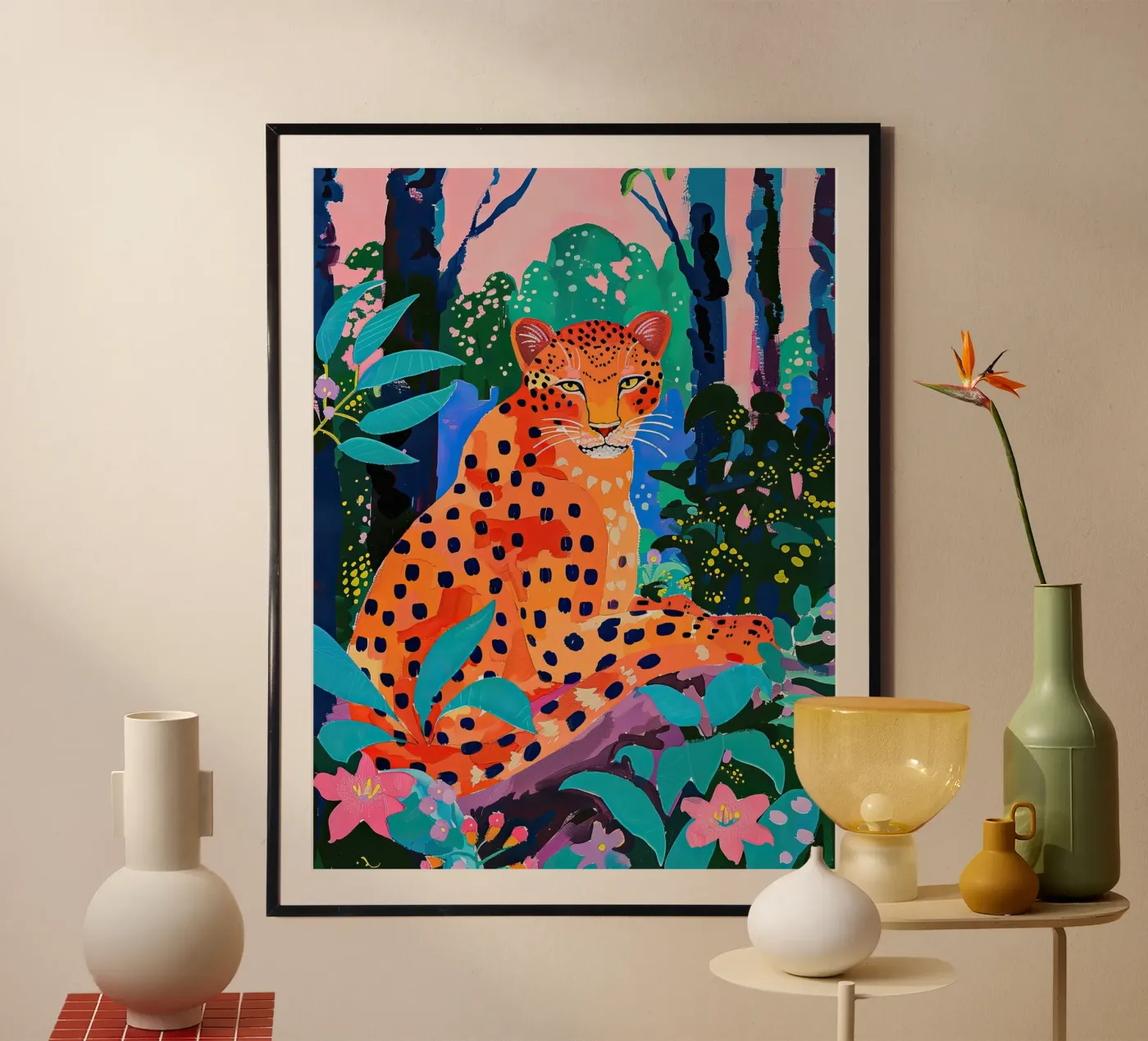 Jungle Leopard poster by DaarbyN