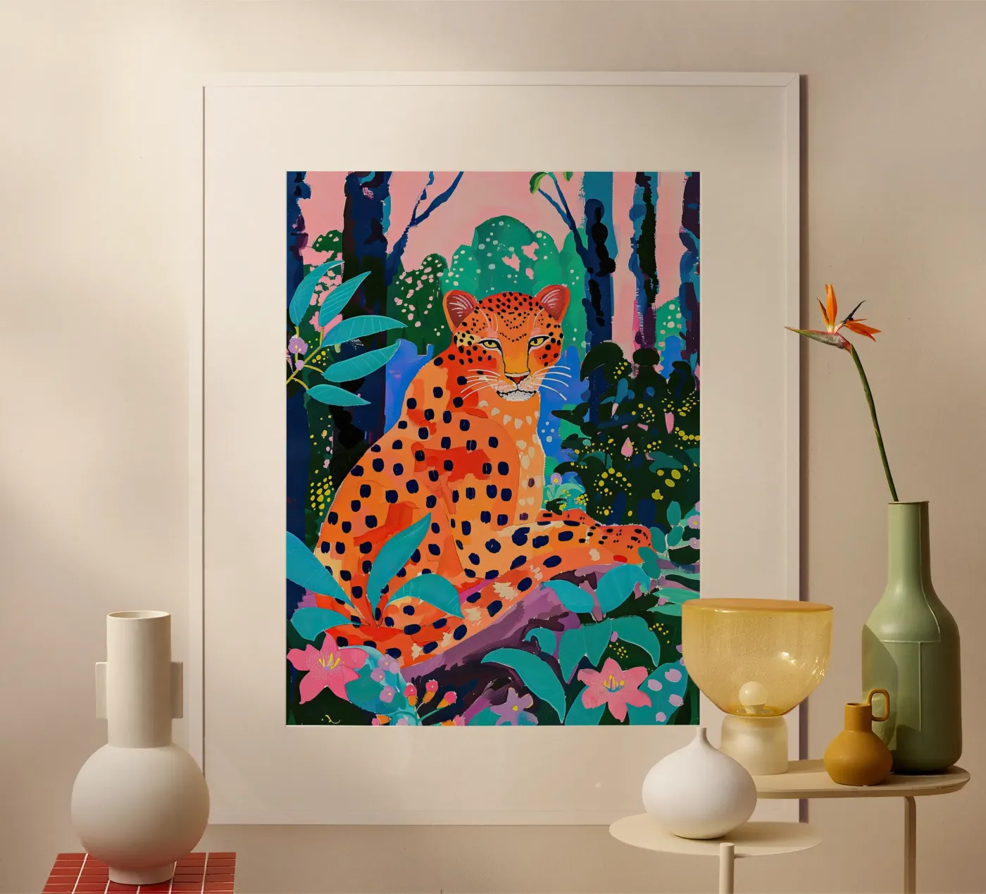 Jungle Leopard poster by DaarbyN