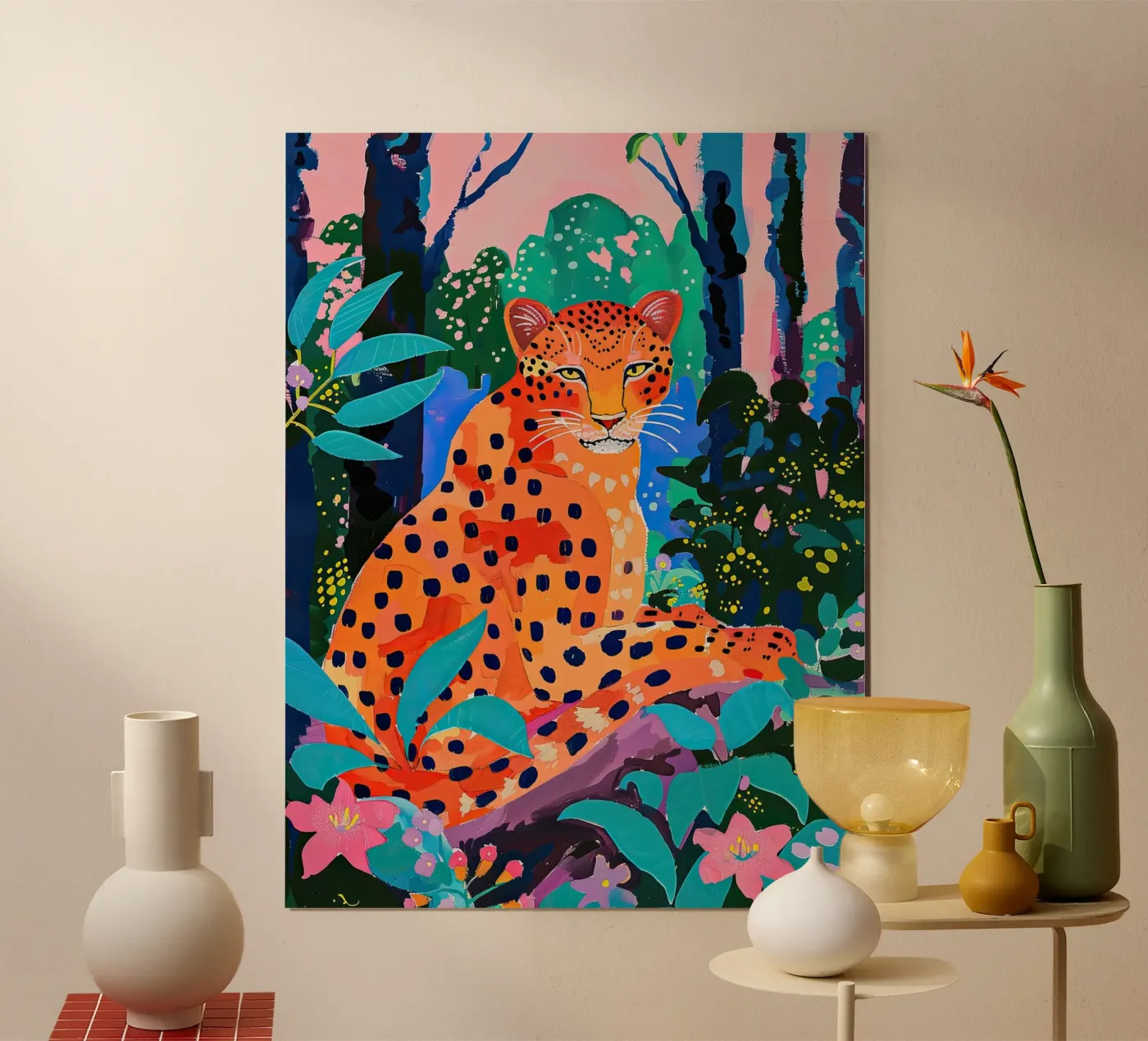 Jungle Leopard poster by DaarbyN