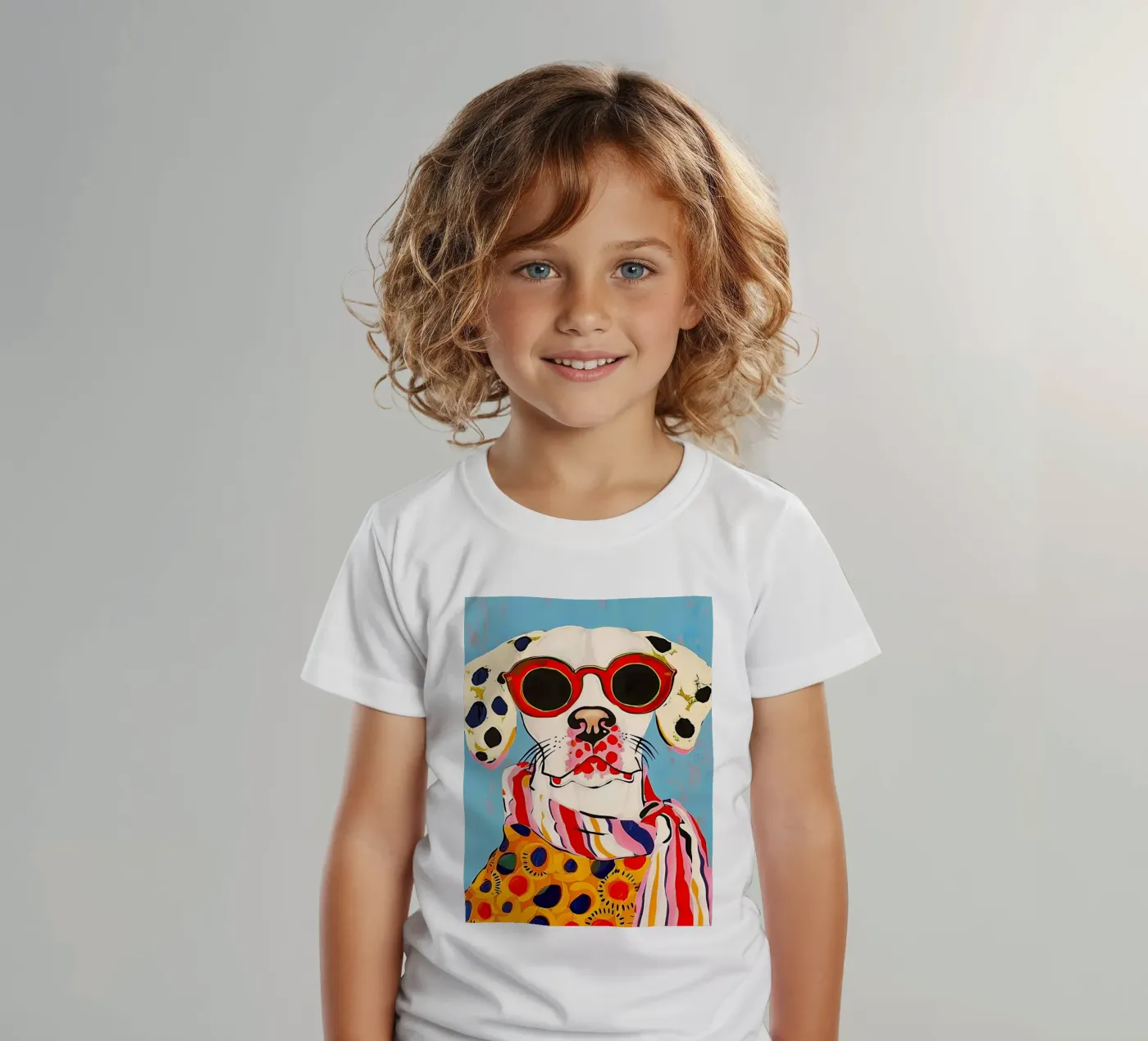 Fashion Dog kids t-shirt by DaarbyN