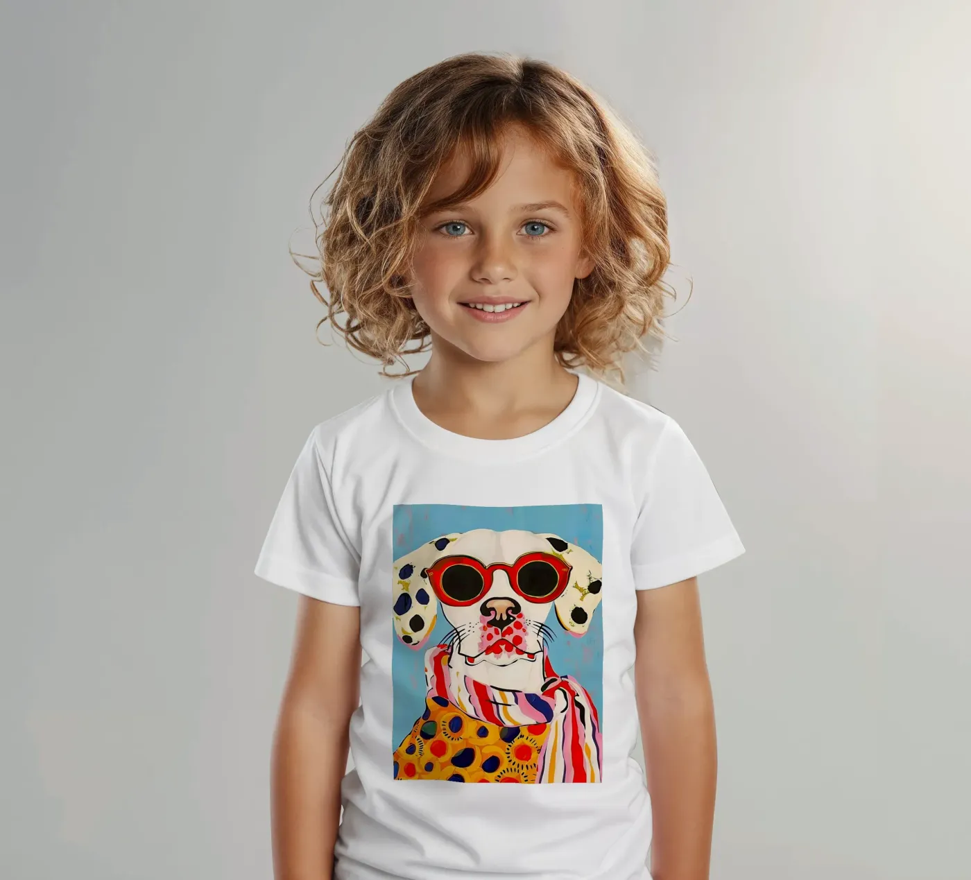 Fashion Dog kids t-shirt by DaarbyN