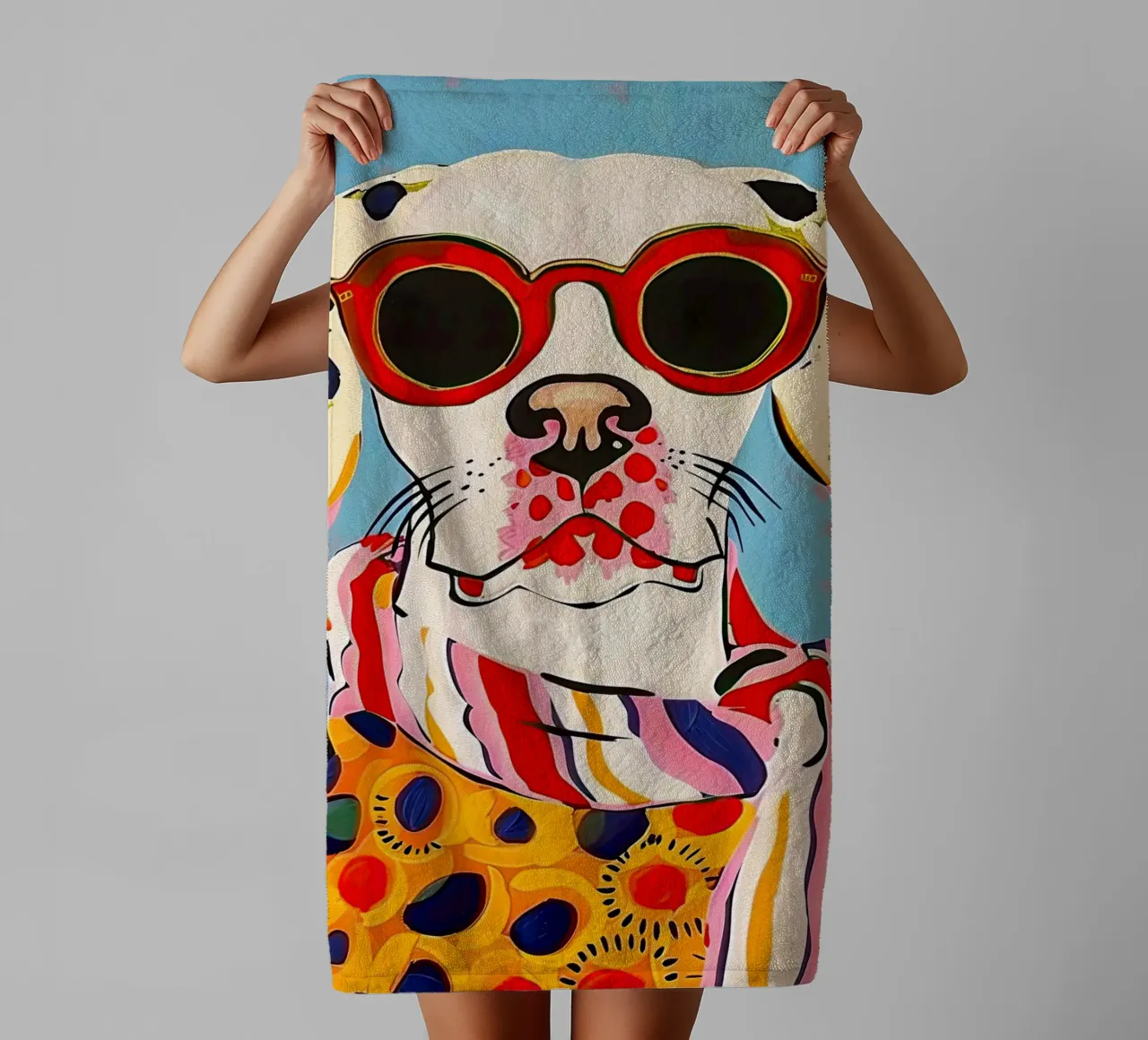 Moda cane asciugamano da bagno da DaarbyN