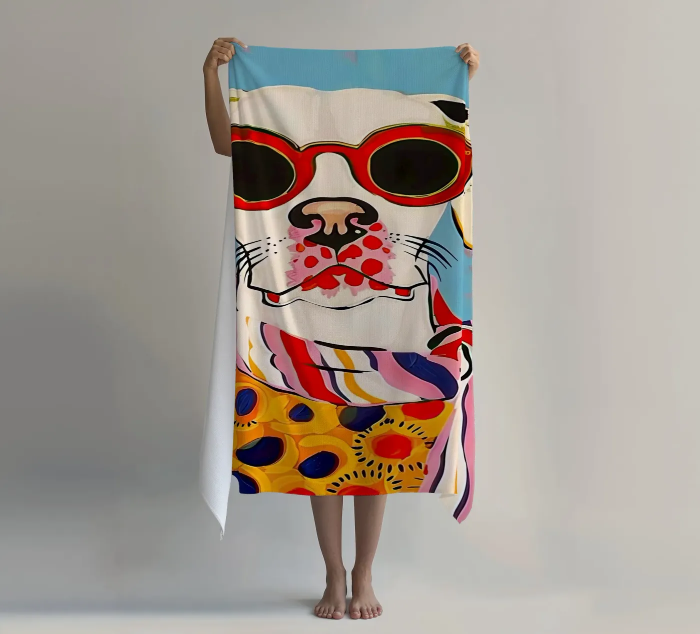 Chien de mode serviette de plage de DaarbyN