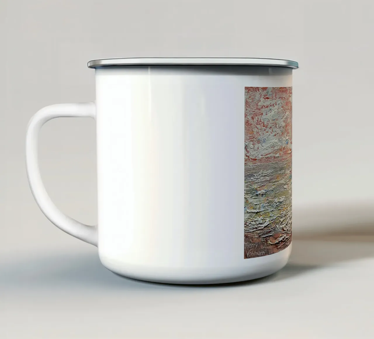 3D DREAM 10 tazza in smalto da Thierry Vobmann Abstract painting