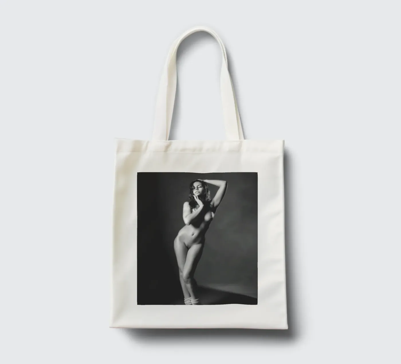 Adele X Mono tote bag by Dave Hare Photography
