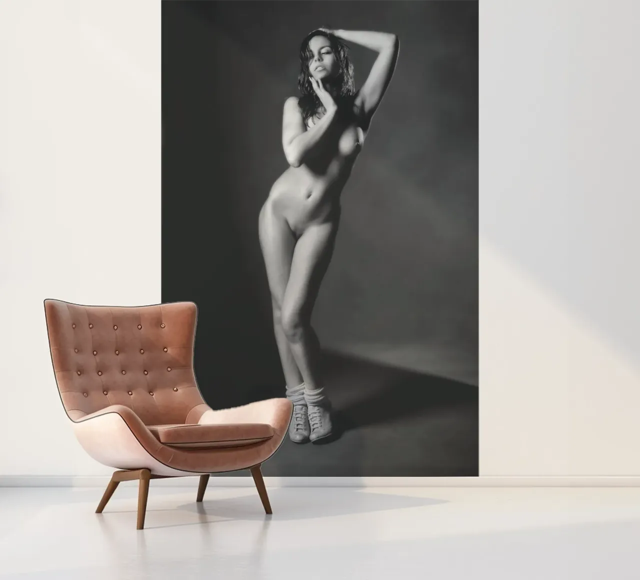 Adele X Mono fotobehang van Dave Hare Photography