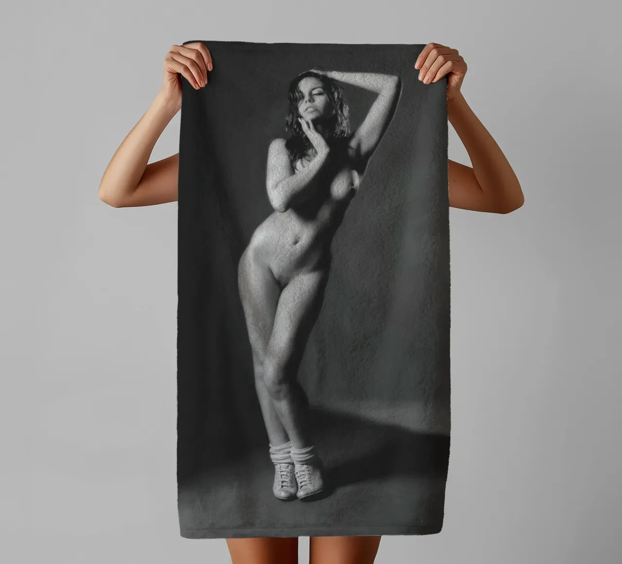 Adele X Mono asciugamano da bagno da Dave Hare Photography
