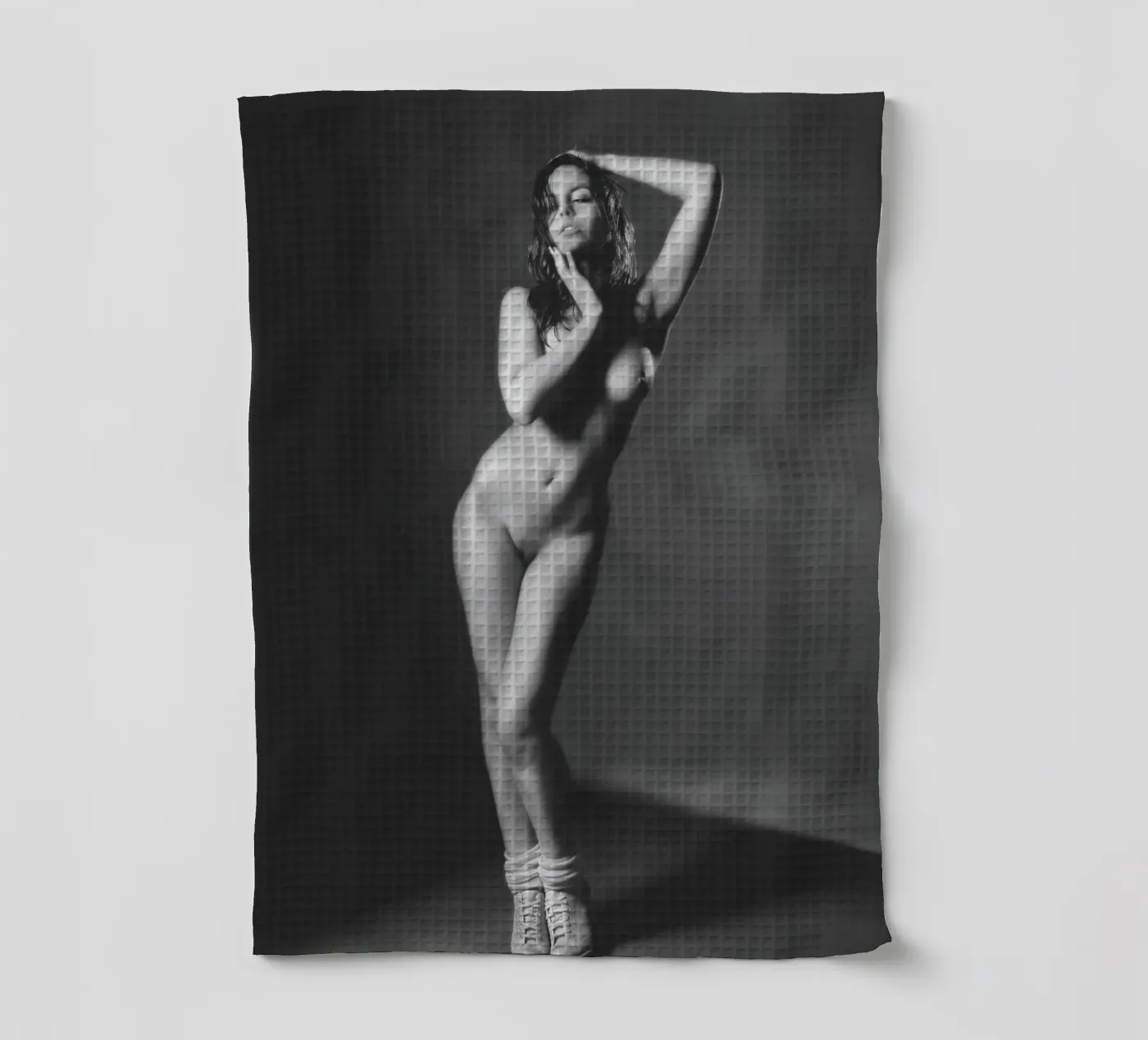 Adele X Mono tea towel by Dave Hare Photography