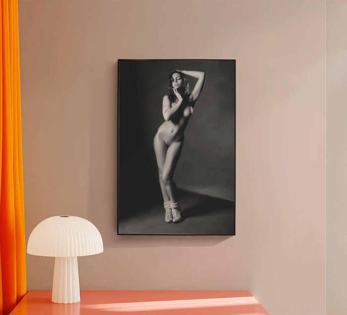 Adele X Mono Acryl-Glas von Dave Hare Photography