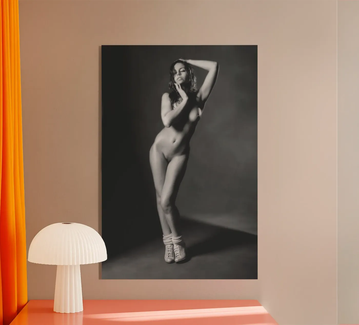 Adele X Mono acryl van Dave Hare Photography