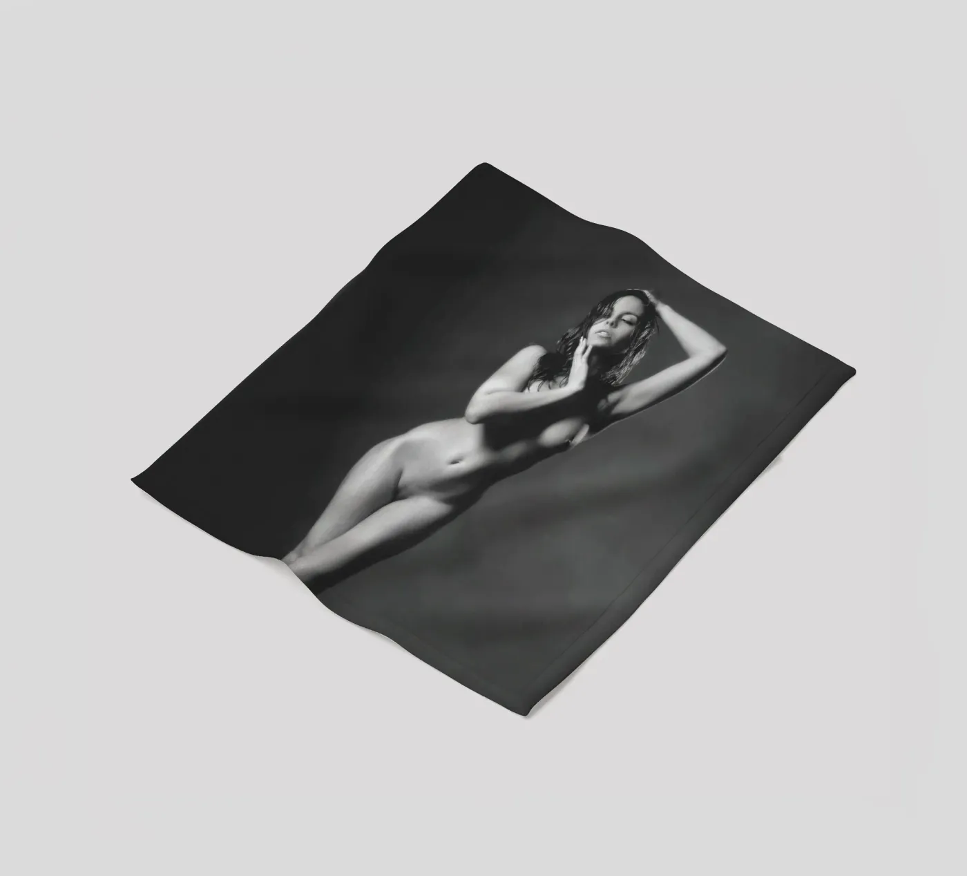 Adele X Mono Fleecedecke von Dave Hare Photography