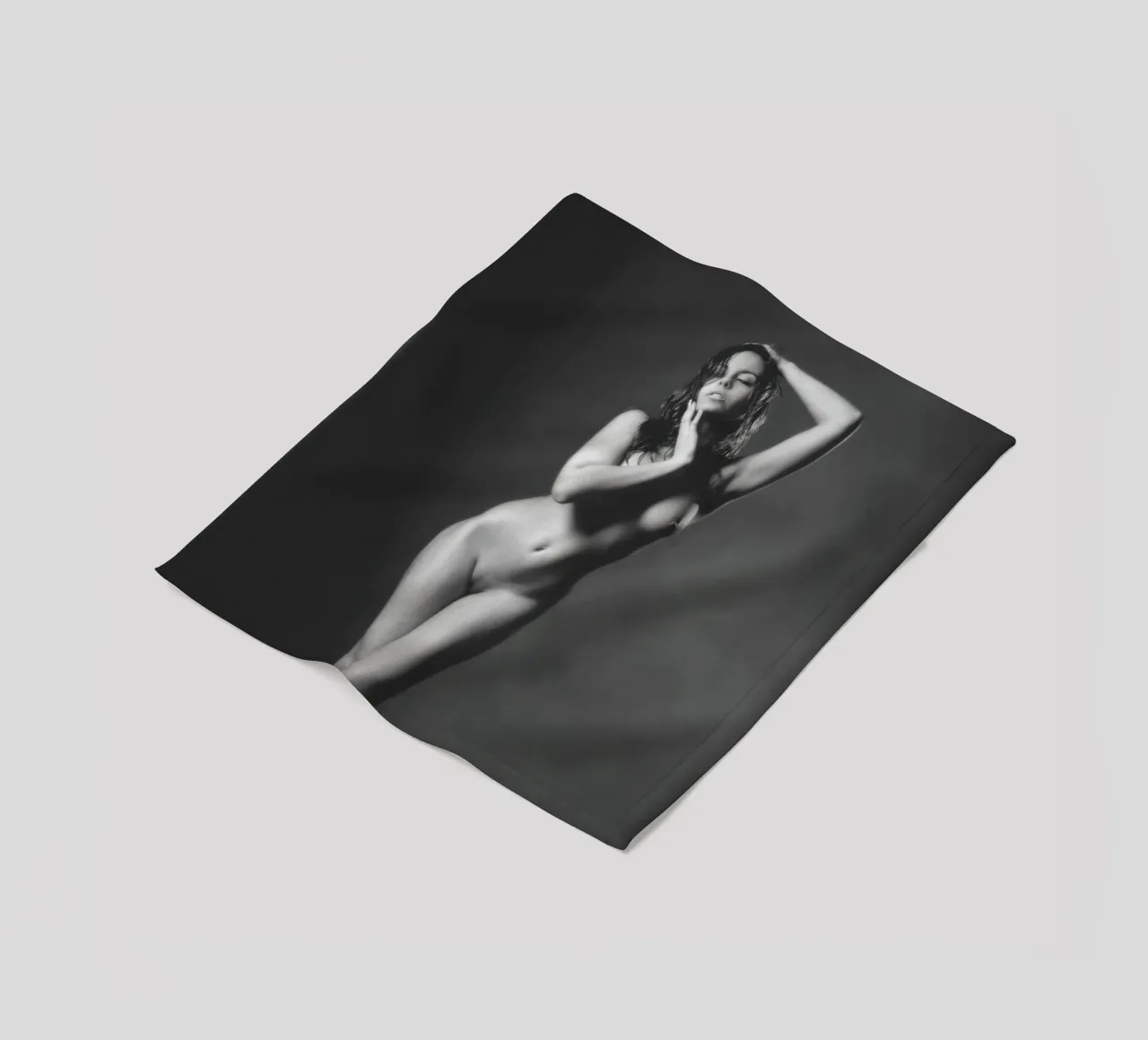 Adele X Mono Fleecedecke von Dave Hare Photography