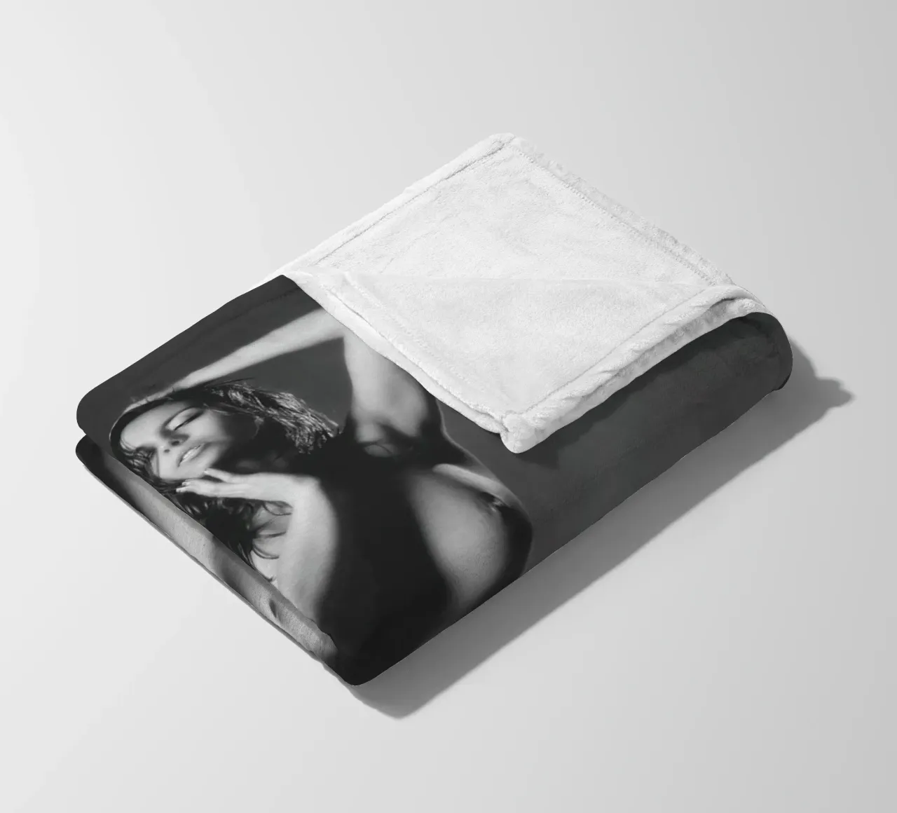 Adele X Mono Fleecedecke von Dave Hare Photography