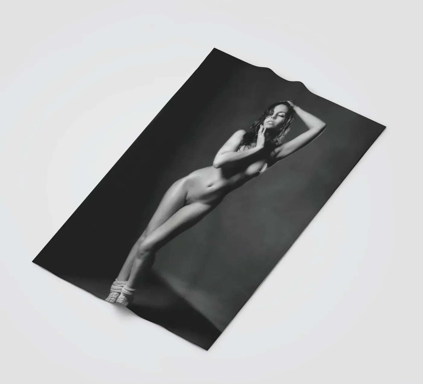 Adele X Mono fleecedeken van Dave Hare Photography