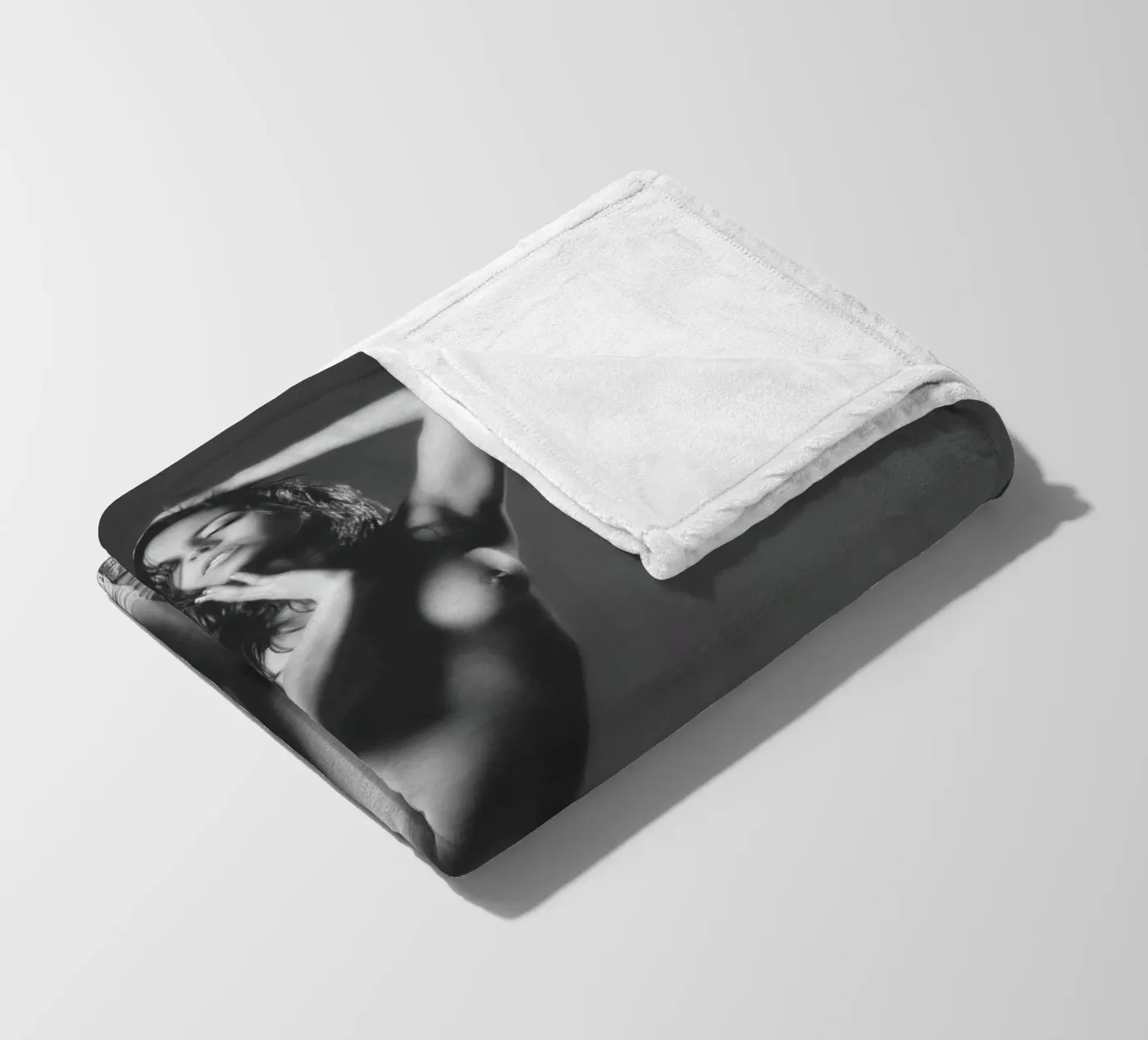 Adele X Mono Fleecedecke von Dave Hare Photography