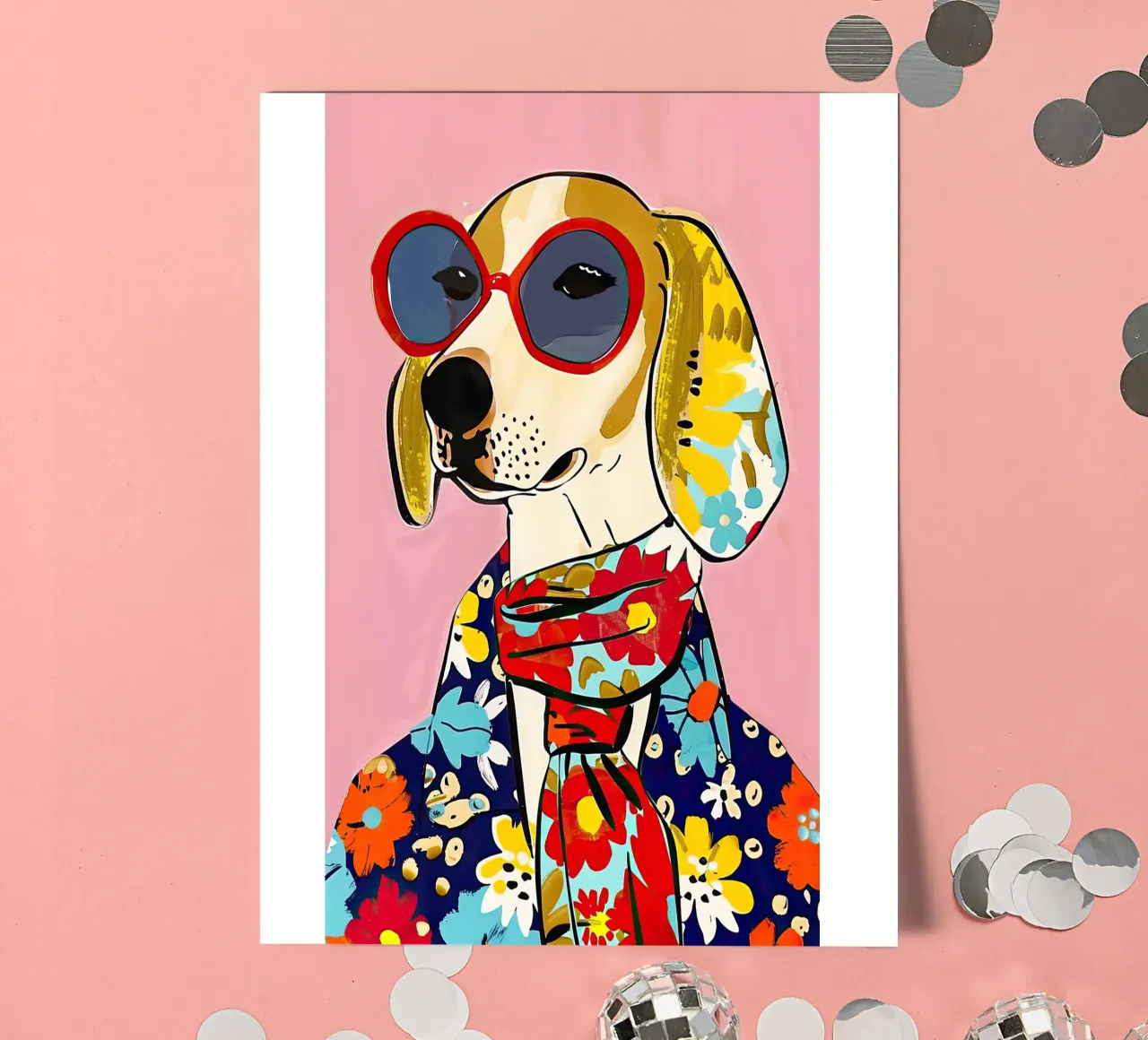 Fashion Dog 2 foglio adesivo da DaarbyN