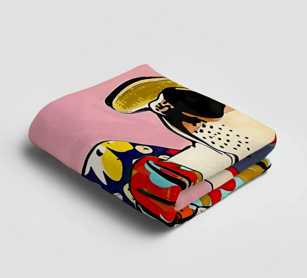 Chien de mode 2 serviette de bain de DaarbyN