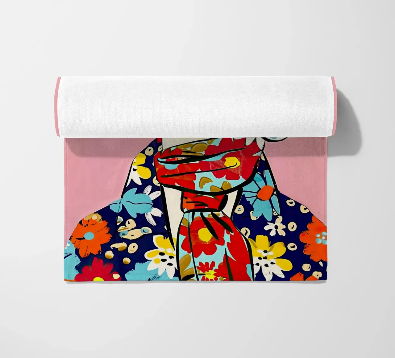 Fashion Dog 2 beach towel by DaarbyN