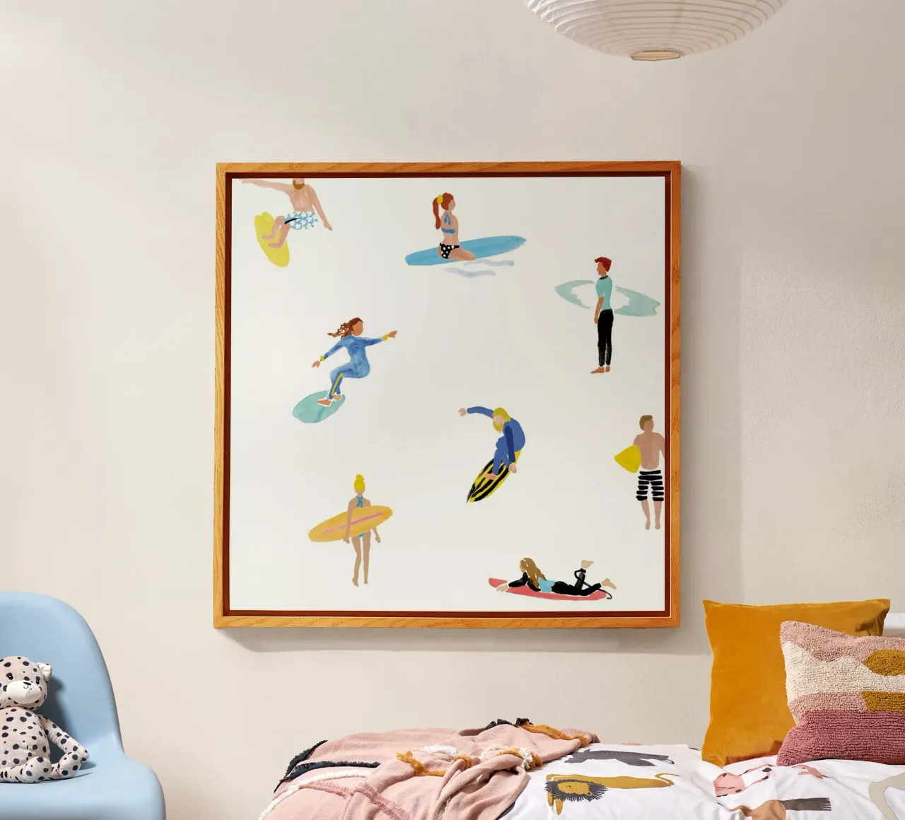 Surf People plexiglass da Farina Kuklinski