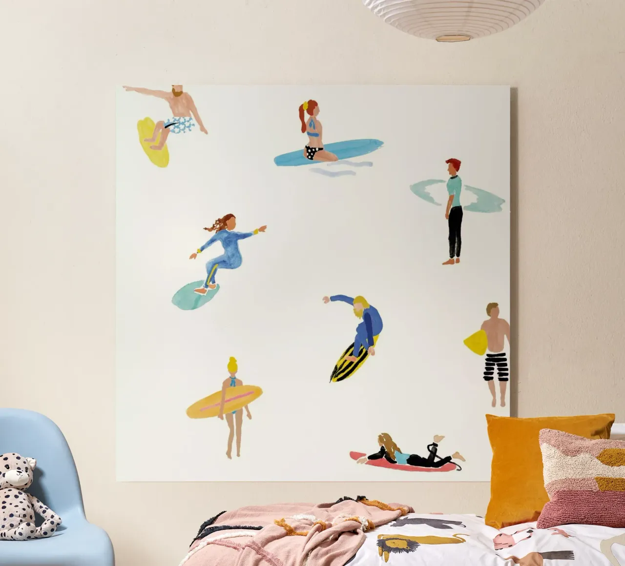 Surf People plexiglass da Farina Kuklinski