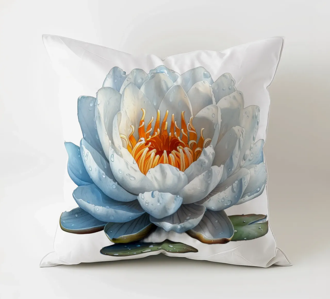 Fiore di ninfea cuscino da Bold Blooms
