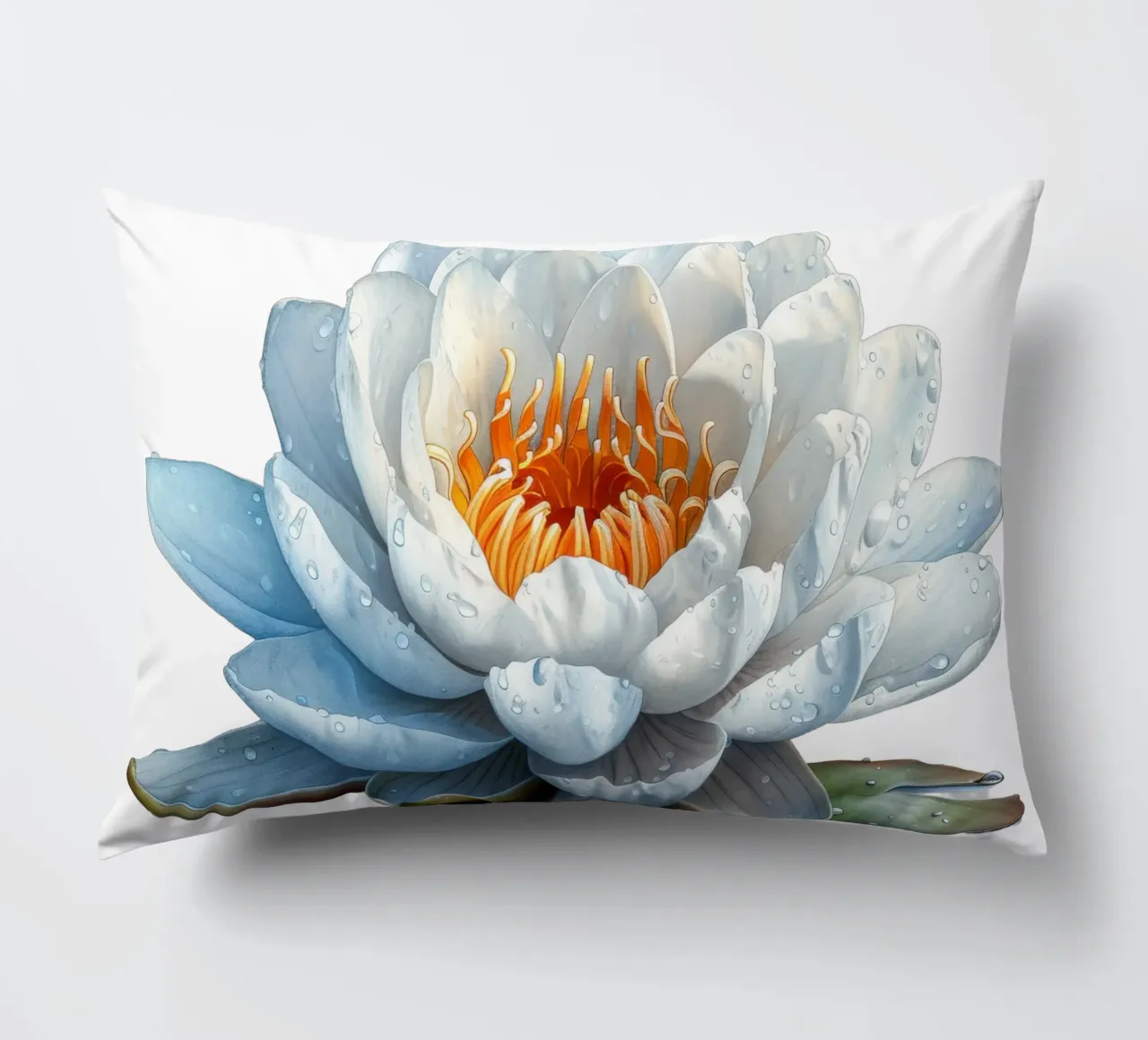 Fiore di ninfea cuscino da Bold Blooms