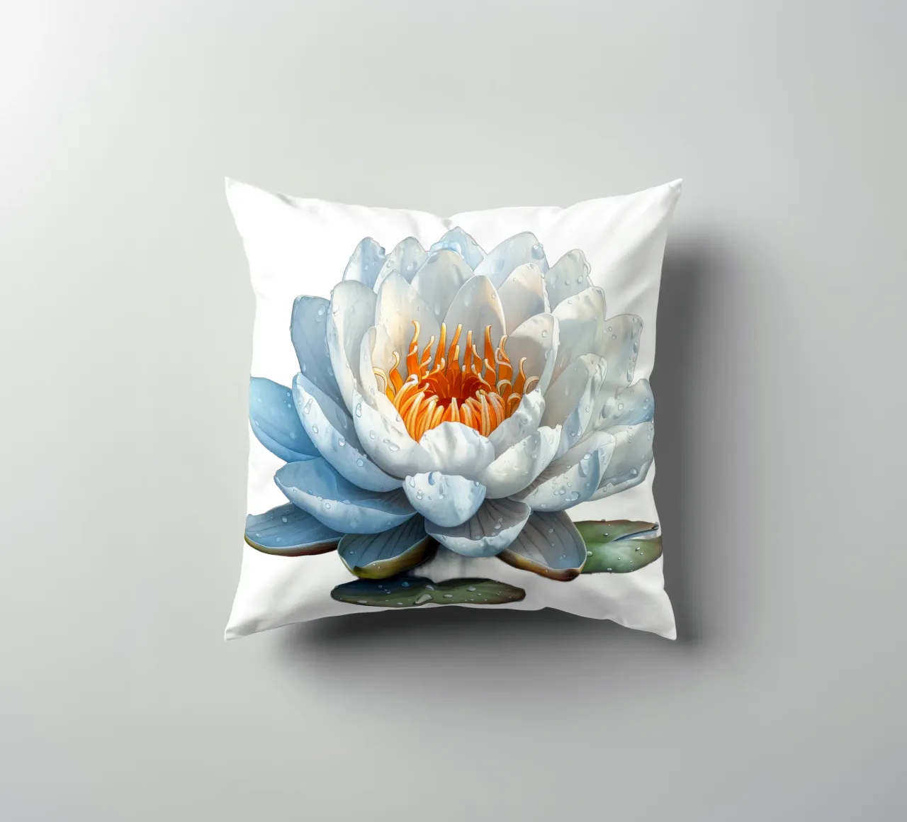 Fiore di ninfea cuscino da Bold Blooms
