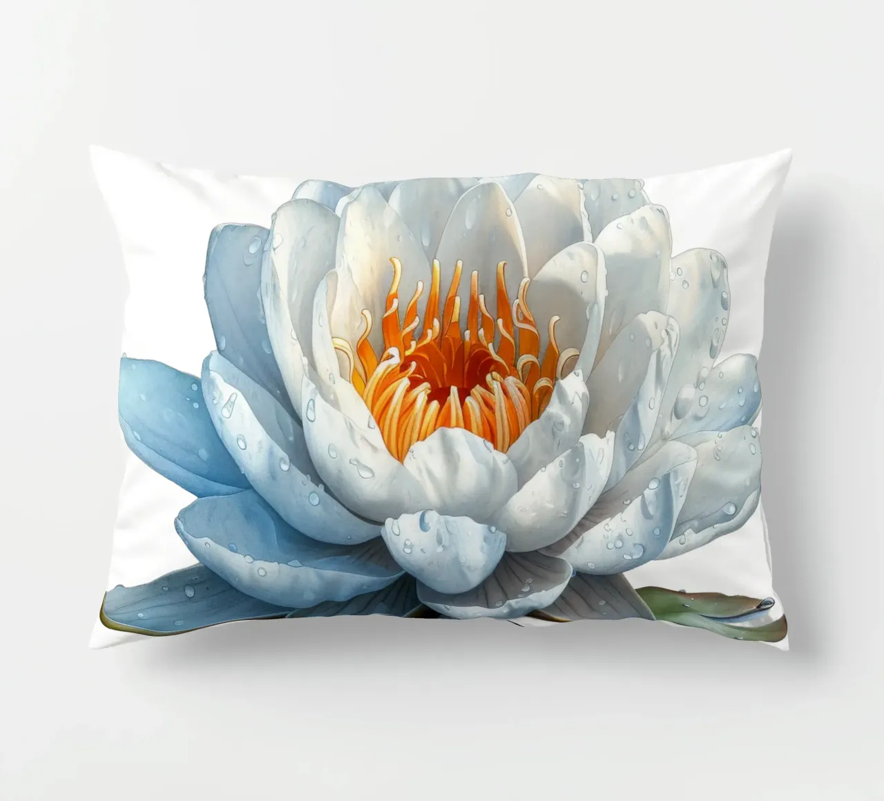 Fiore di ninfea cuscino da Bold Blooms
