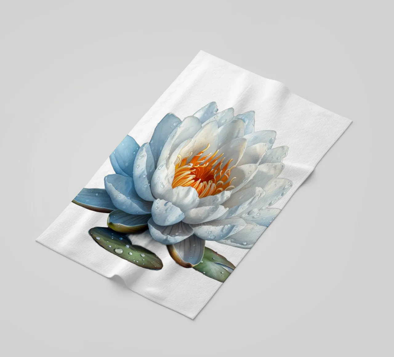Fiore di ninfea telo mare da Bold Blooms