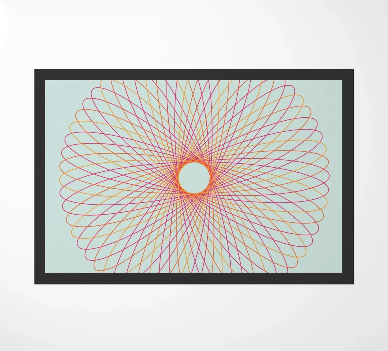 Spirograph Series – C01 deurmat van zimmerkunst