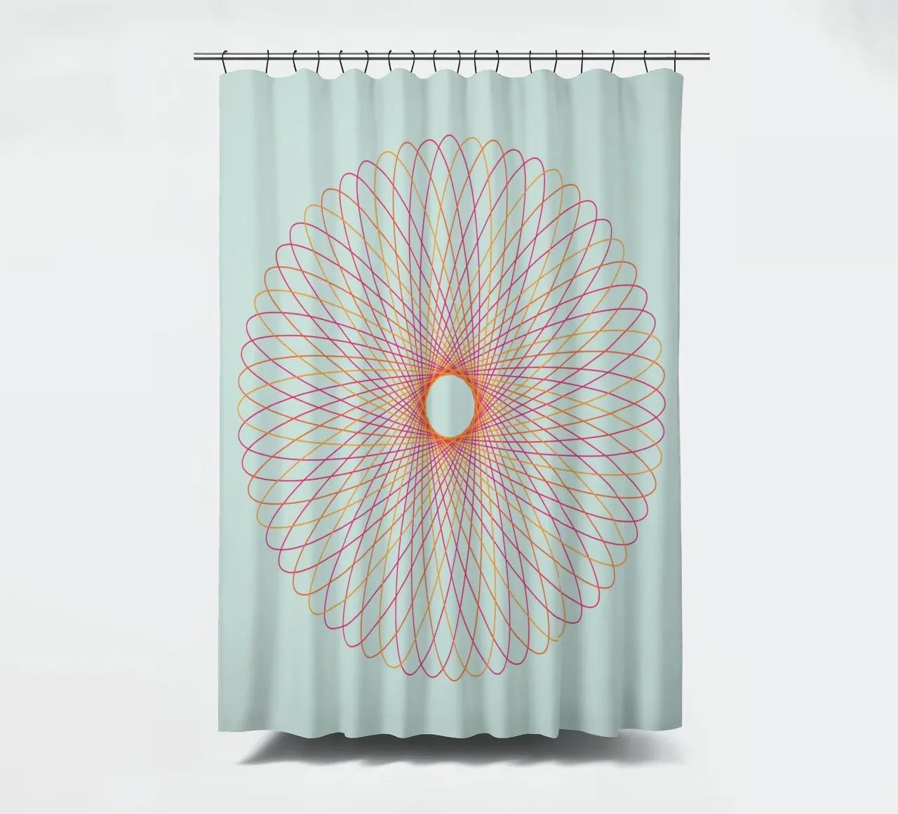 Spirograph Series – C01 tenda da doccia da zimmerkunst