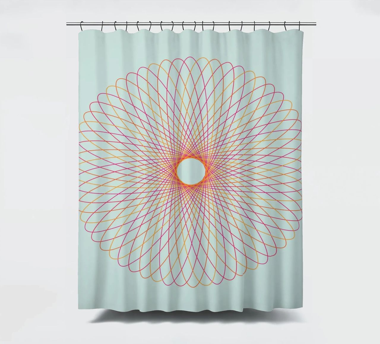 Spirograph Series – C01 tenda da doccia da zimmerkunst