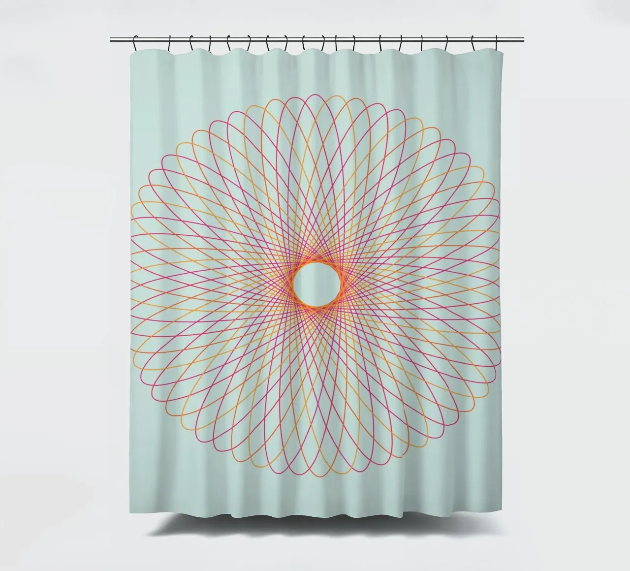 Spirograph Series – C01 tenda da doccia da zimmerkunst